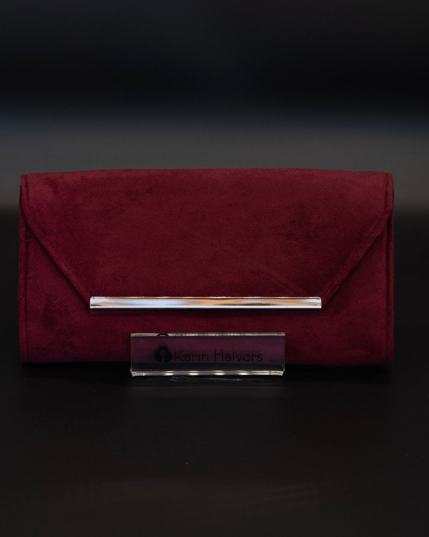CHARLOTTE, Flap Bag, Alcantara, WINE - 2st