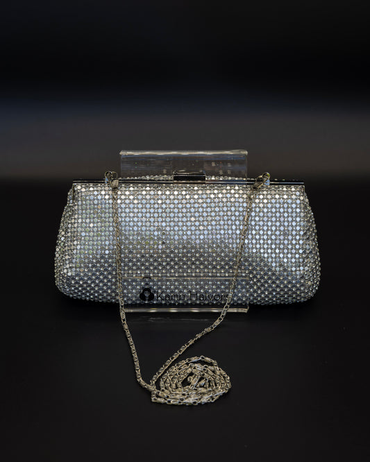 SANDRA, frame bag, SILVER - 2st