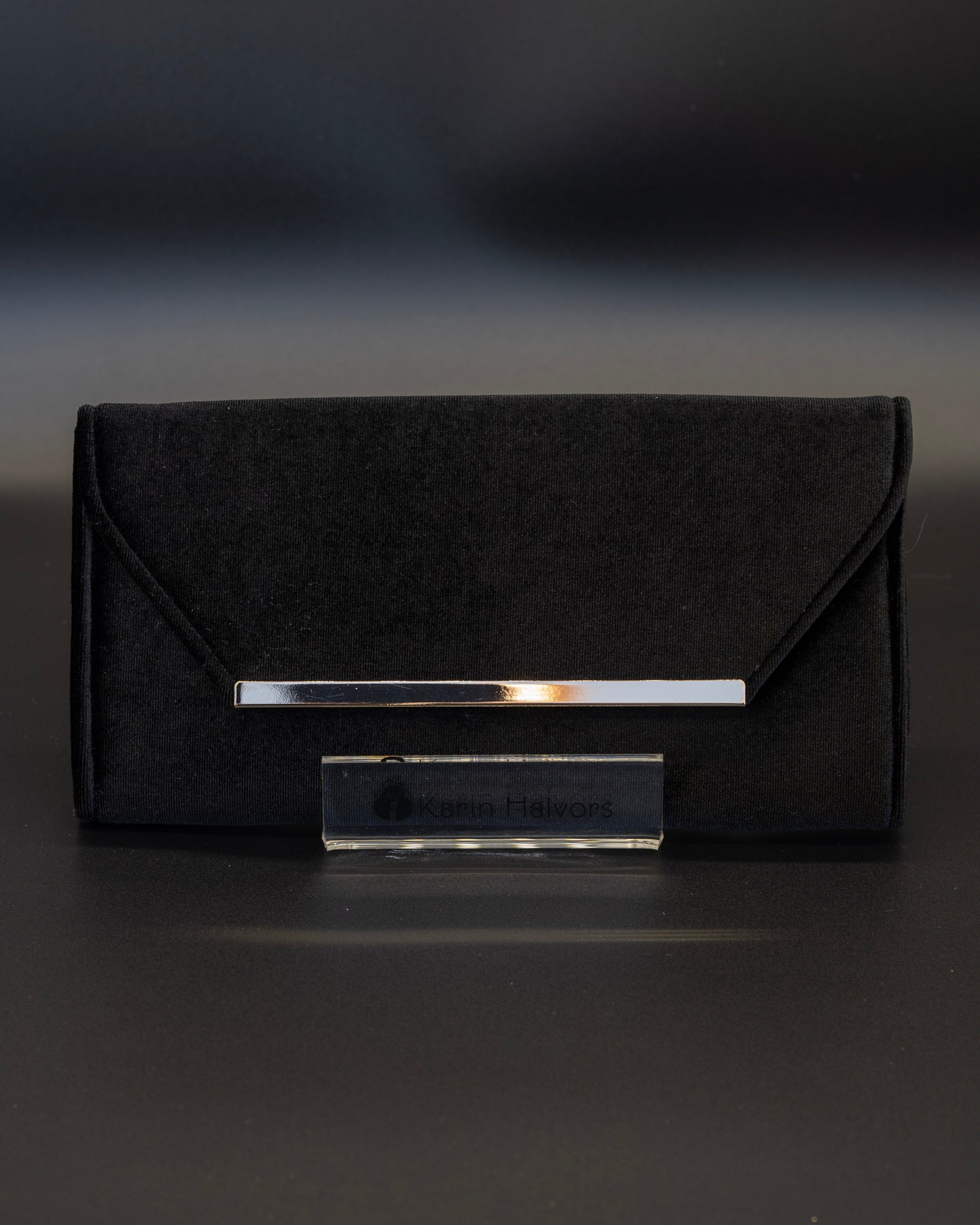 VELVET, clutch bag, BLACK - 2st