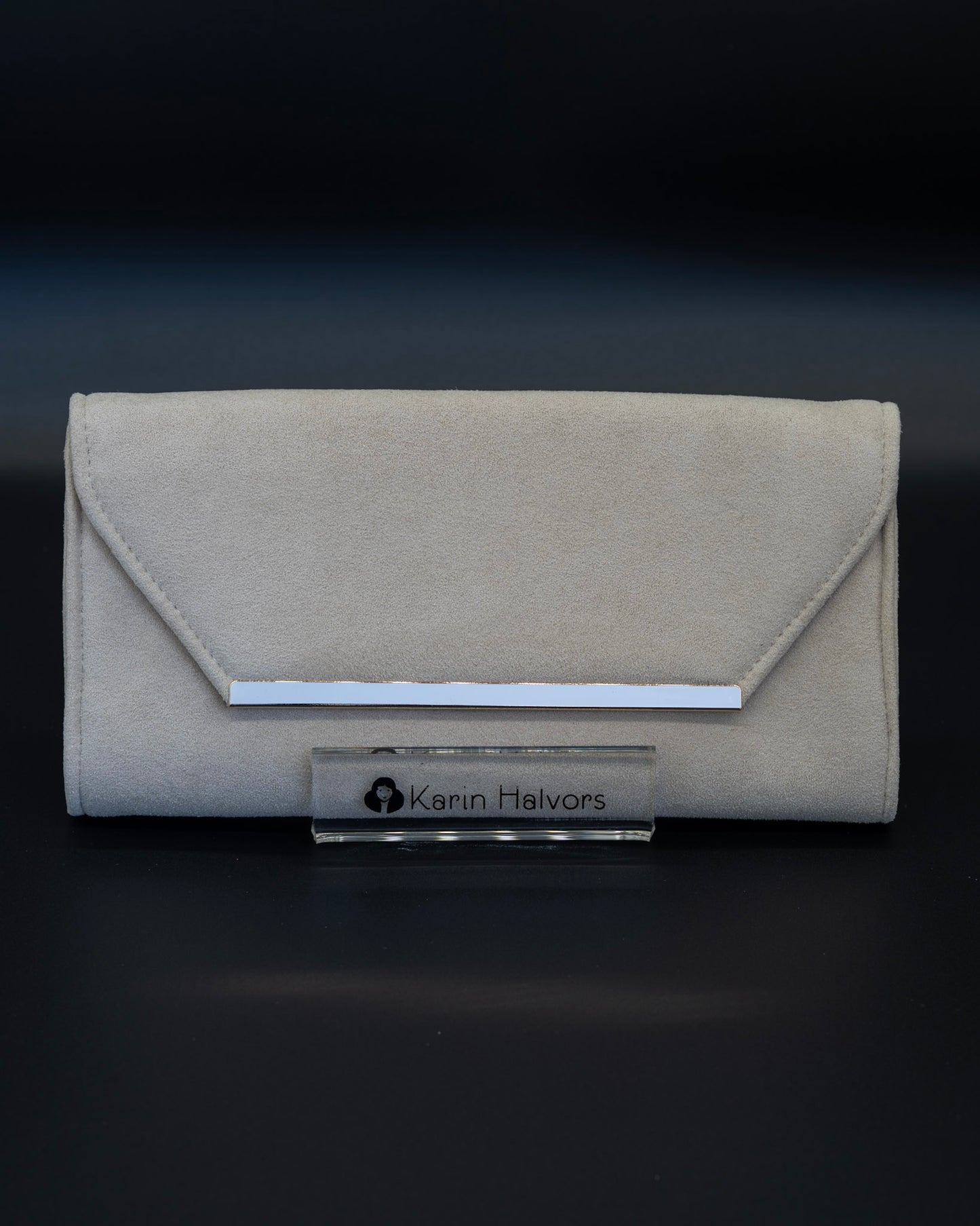 CHARLOTTE, Flap Bag, Alcantara, OYSTER - 2st