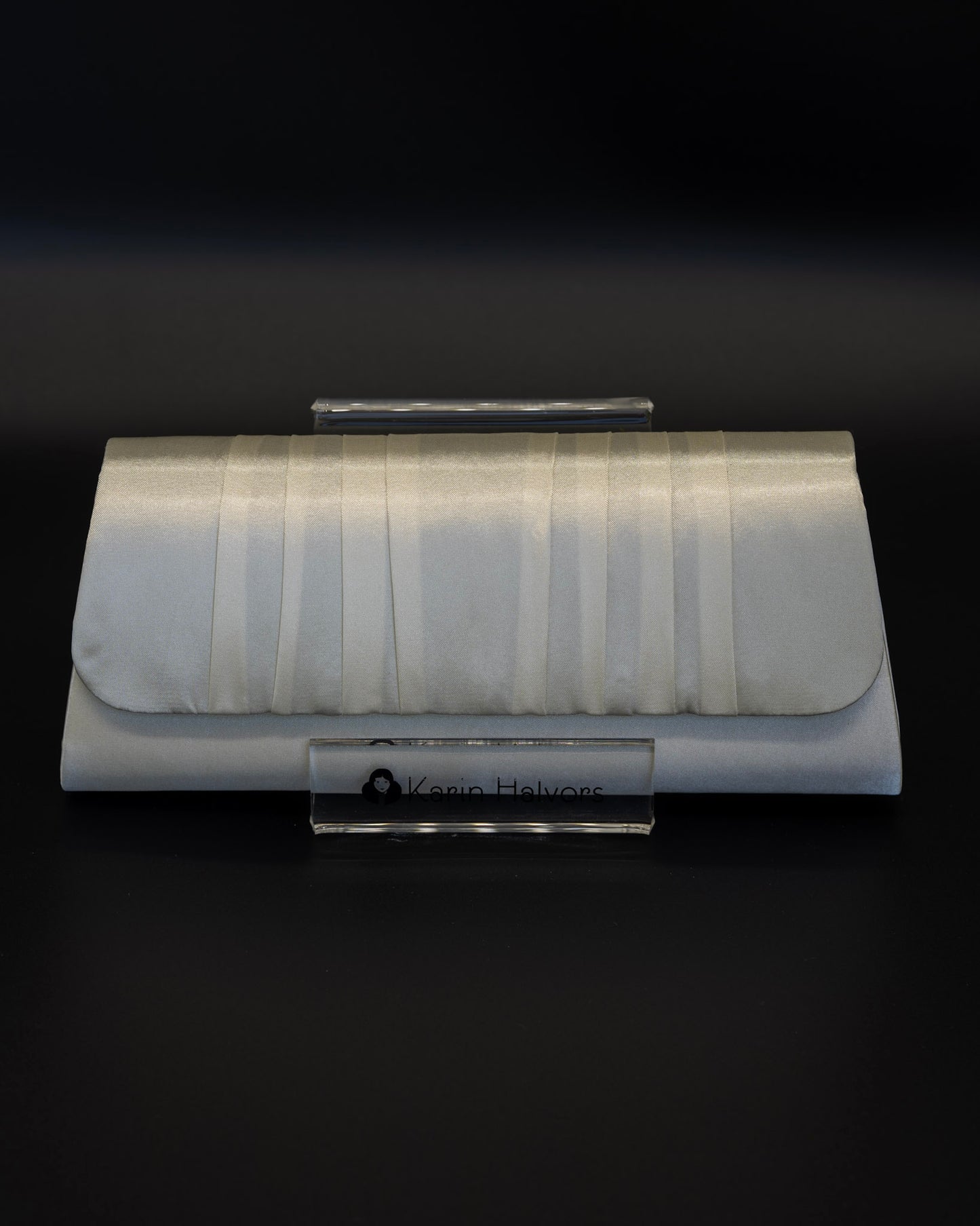 EMELIE, Kuvertväska, Satin, IVORY -2st